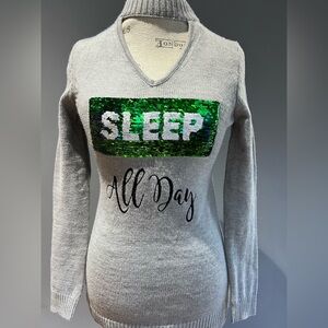 NWT Double Sided Sequins sweater size S.